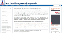 Desktop Screenshot of beschneidung-von-jungen.de