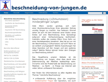Tablet Screenshot of beschneidung-von-jungen.de